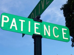 la patience dans le blogging